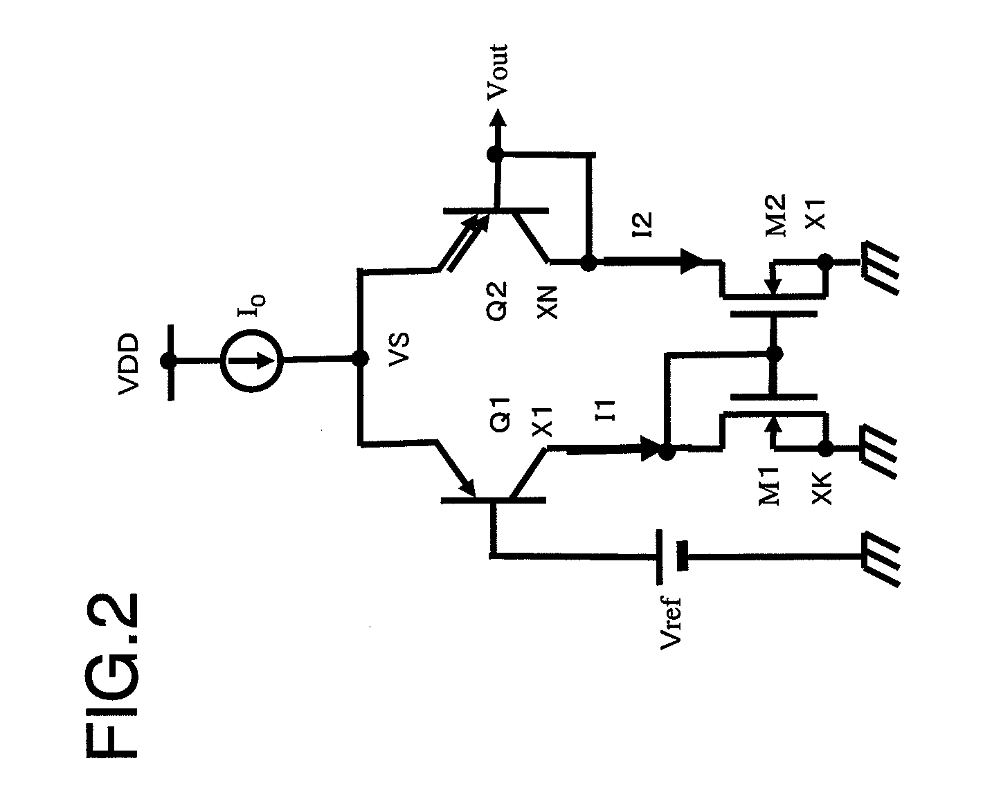 Temperature sensor circuit