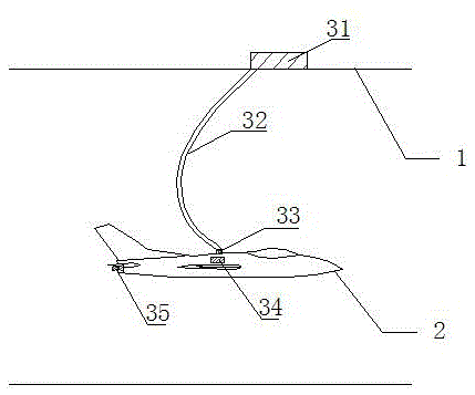 Power system of flight test with power of low-speed wind tunnel model