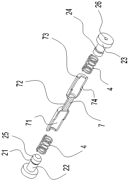 High-temperature-resistant floating welding type radio-frequency coaxial cable connector