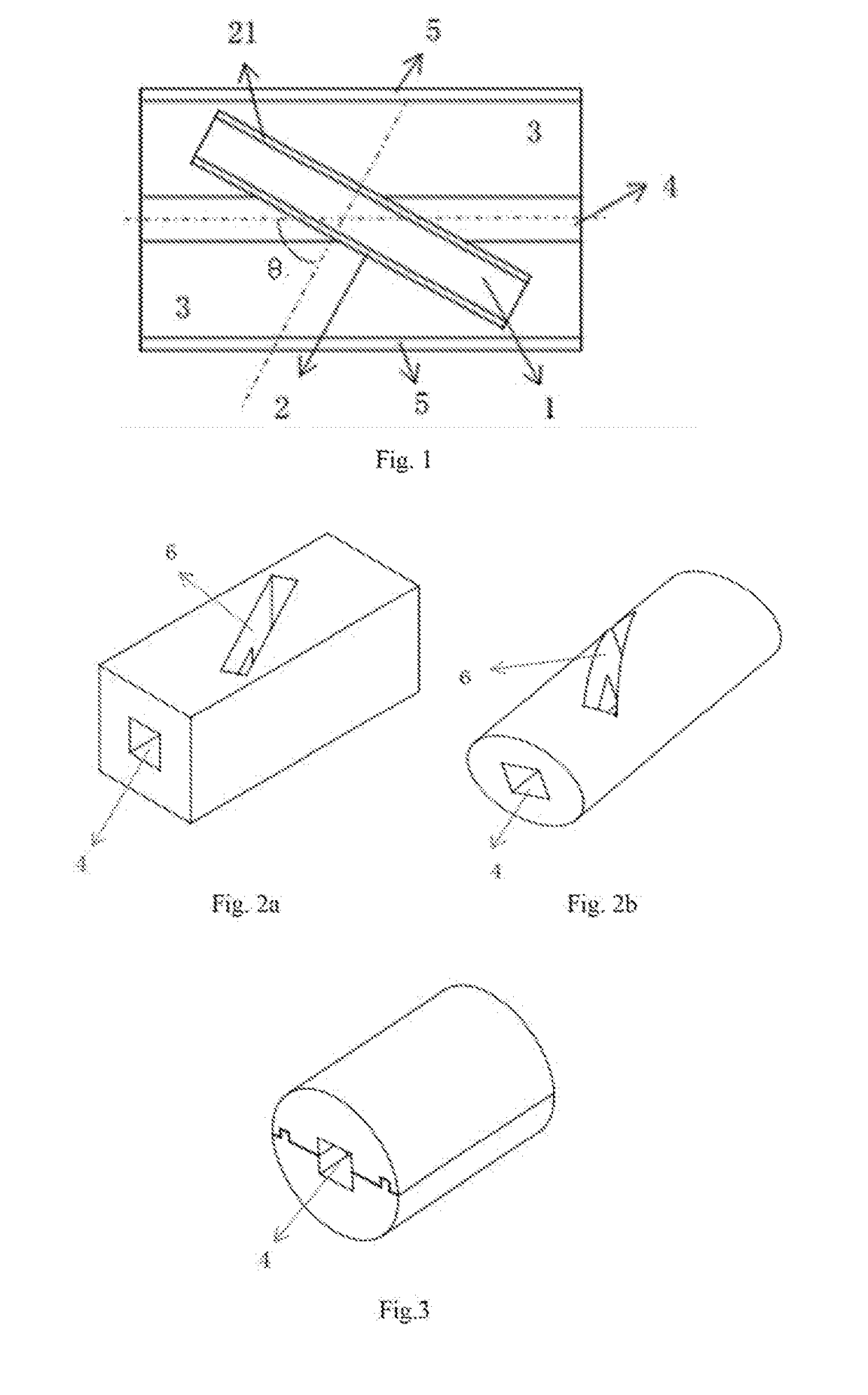 Potassium fluoroboratoberyllate crystal oblique-incidence laser second harmonic generator