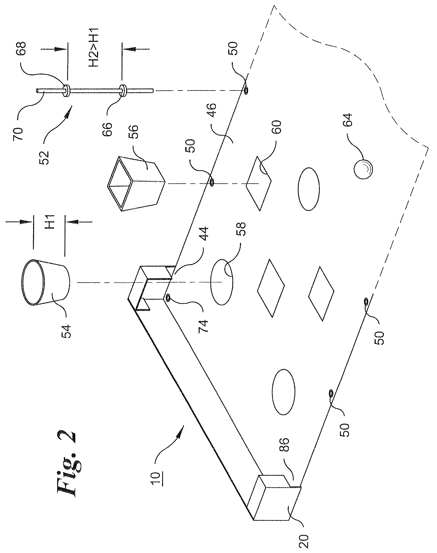 Portable bowling game kit