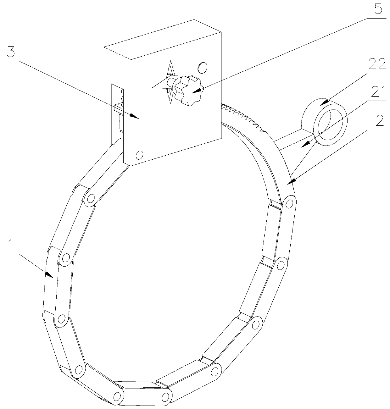 A wire cutting and anti-stripping device