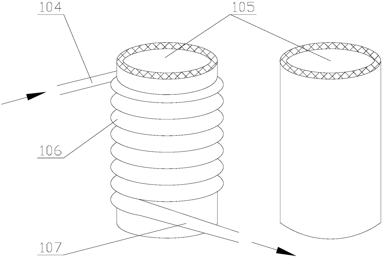 Gas cooker heat-recycle heating cup device