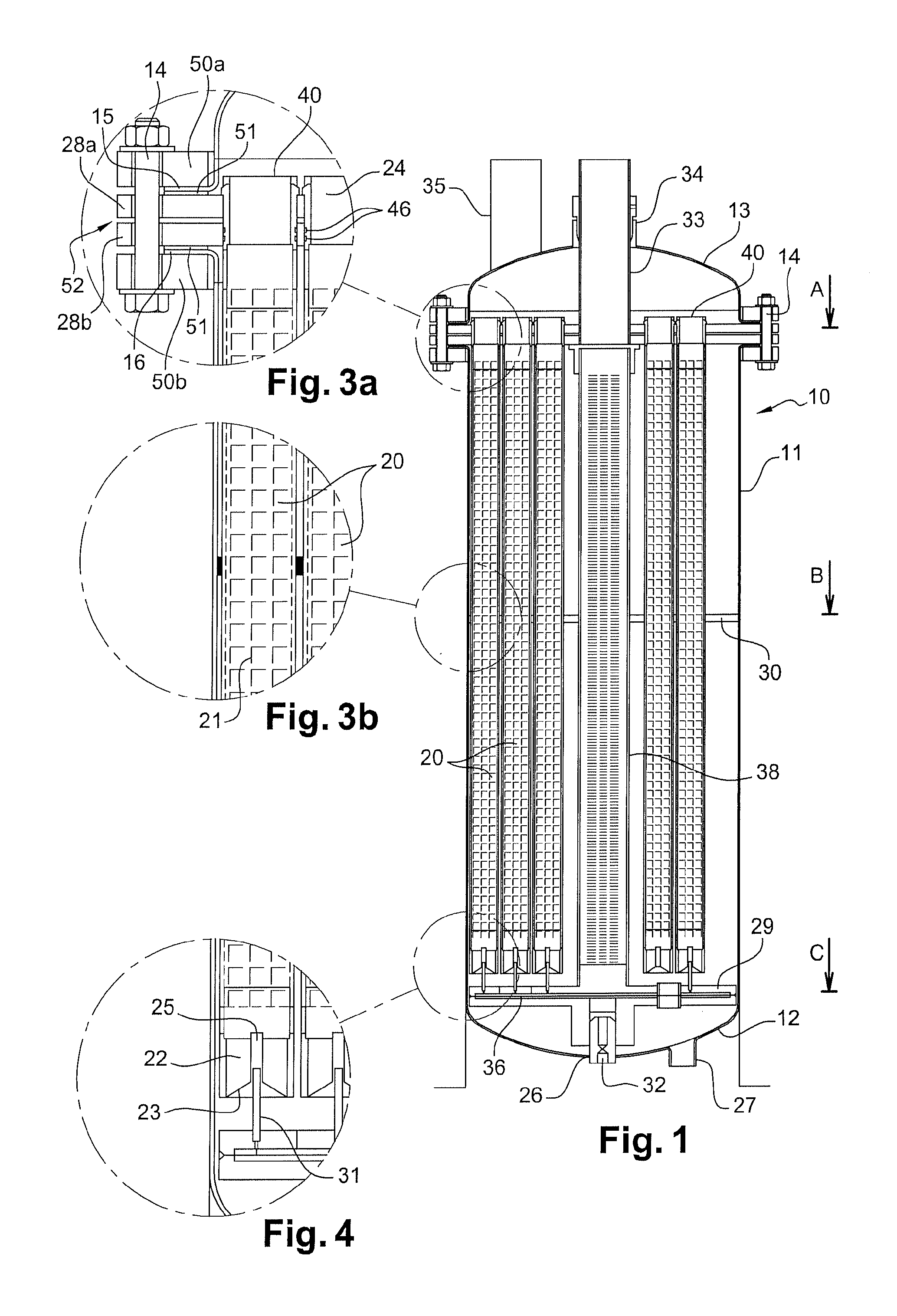 Water filtration module and method for the manufacture and use thereof