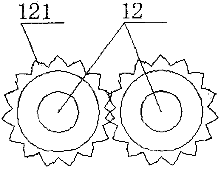 Sealed slitting device of animal waste innocent treatment device