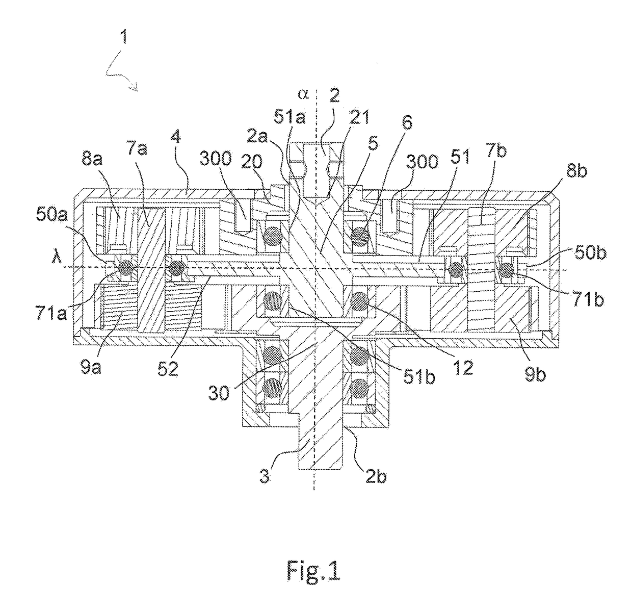 Rotational speed reducer