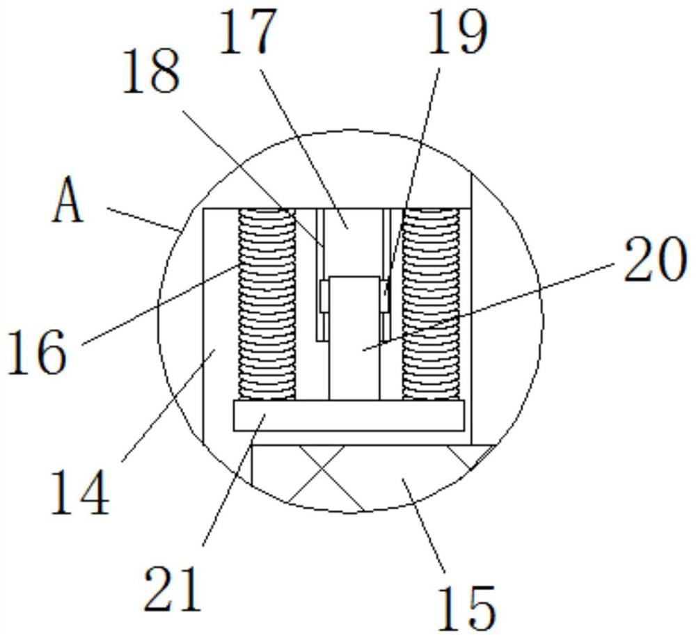 Closed calcium carbide furnace tail gas purification device