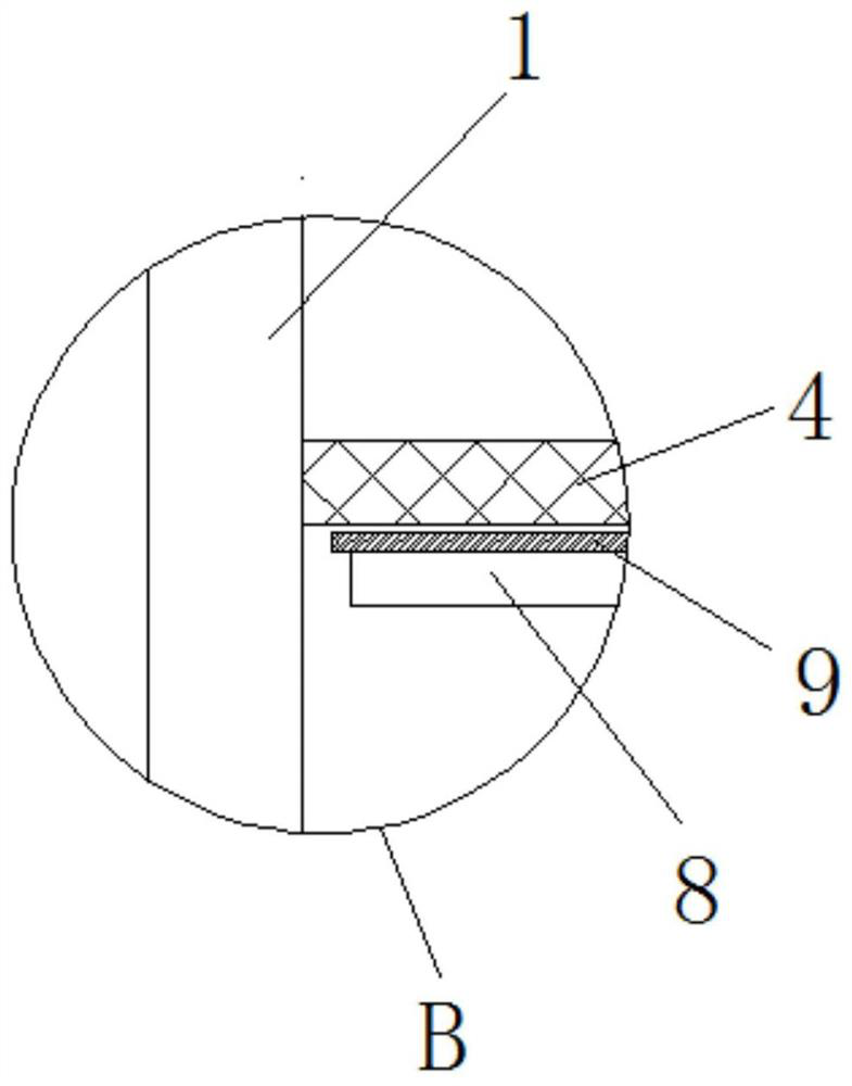 Closed calcium carbide furnace tail gas purification device