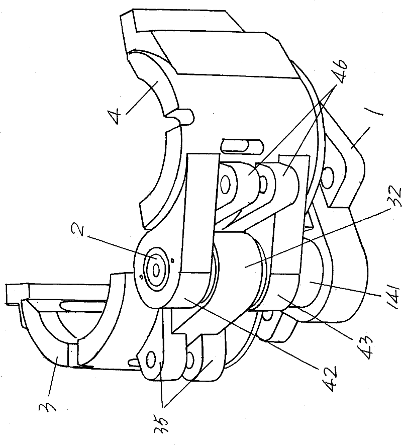 Ware mould clamp of glassware