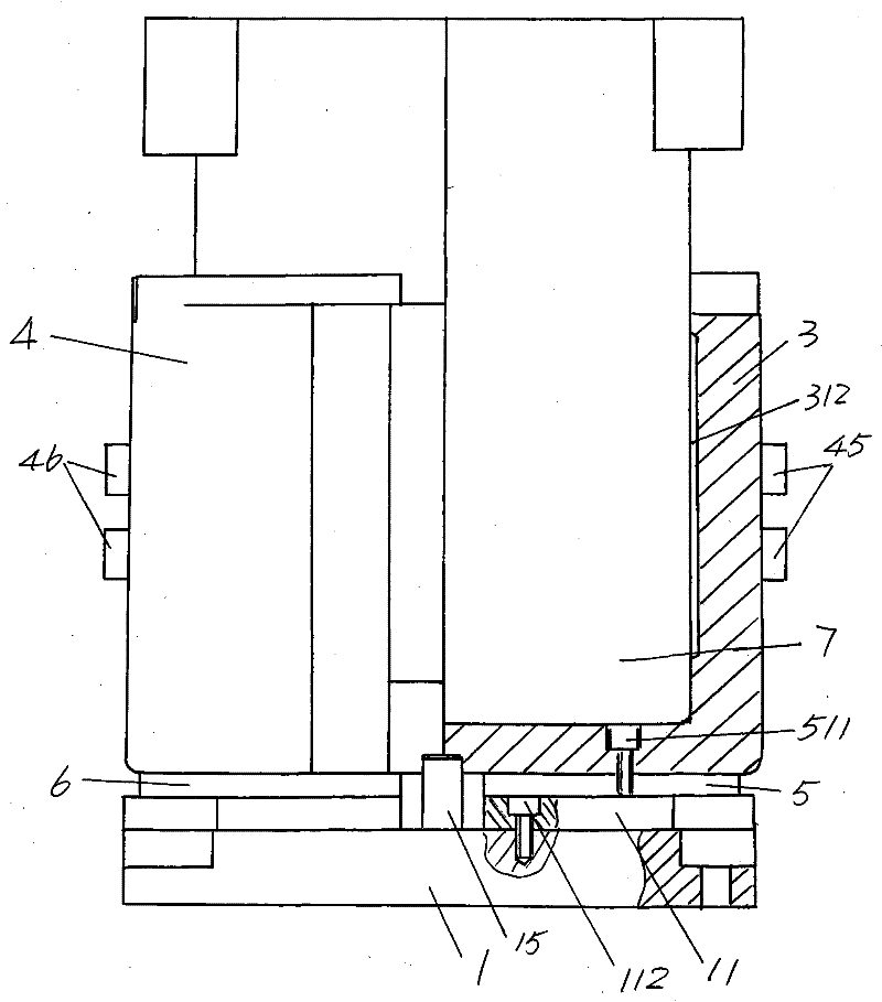 Ware mould clamp of glassware