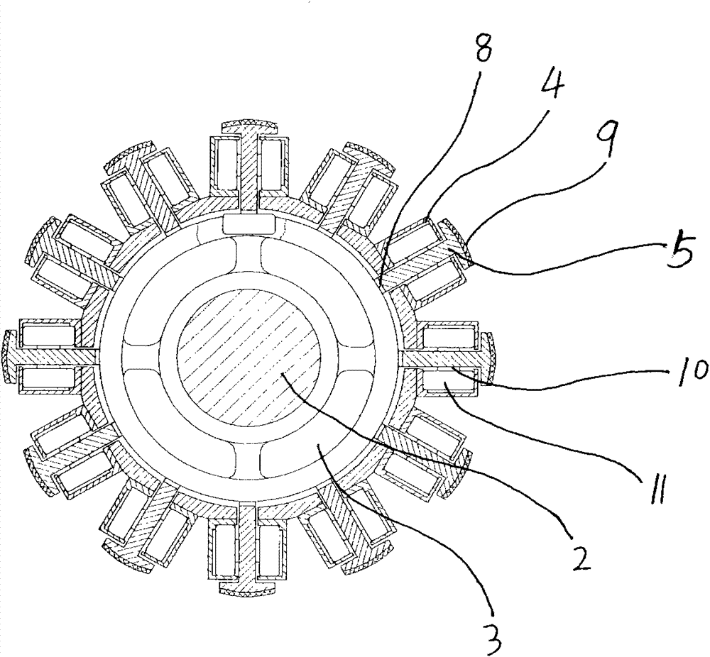 Corner roller for turning device of belt type conveyor