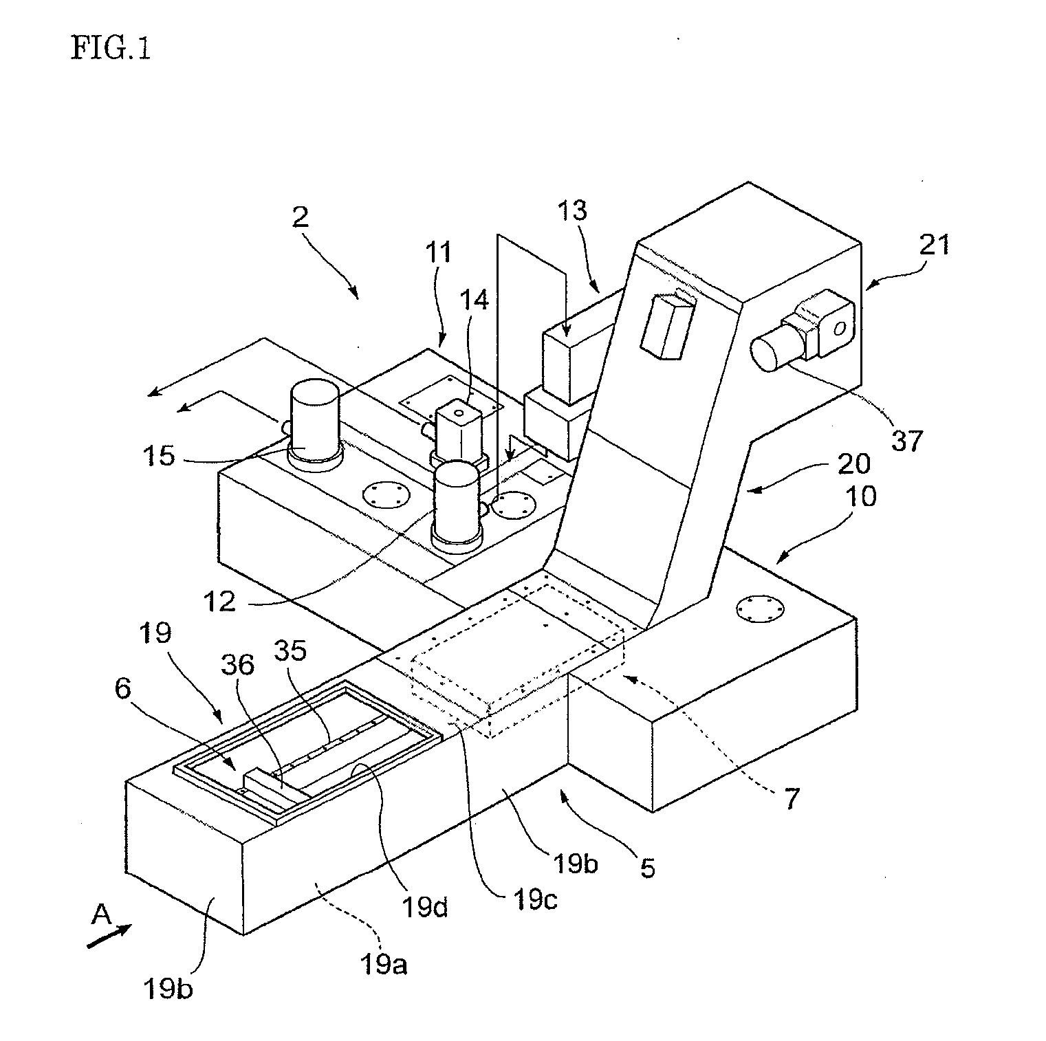 Chip disposal device of machine tool