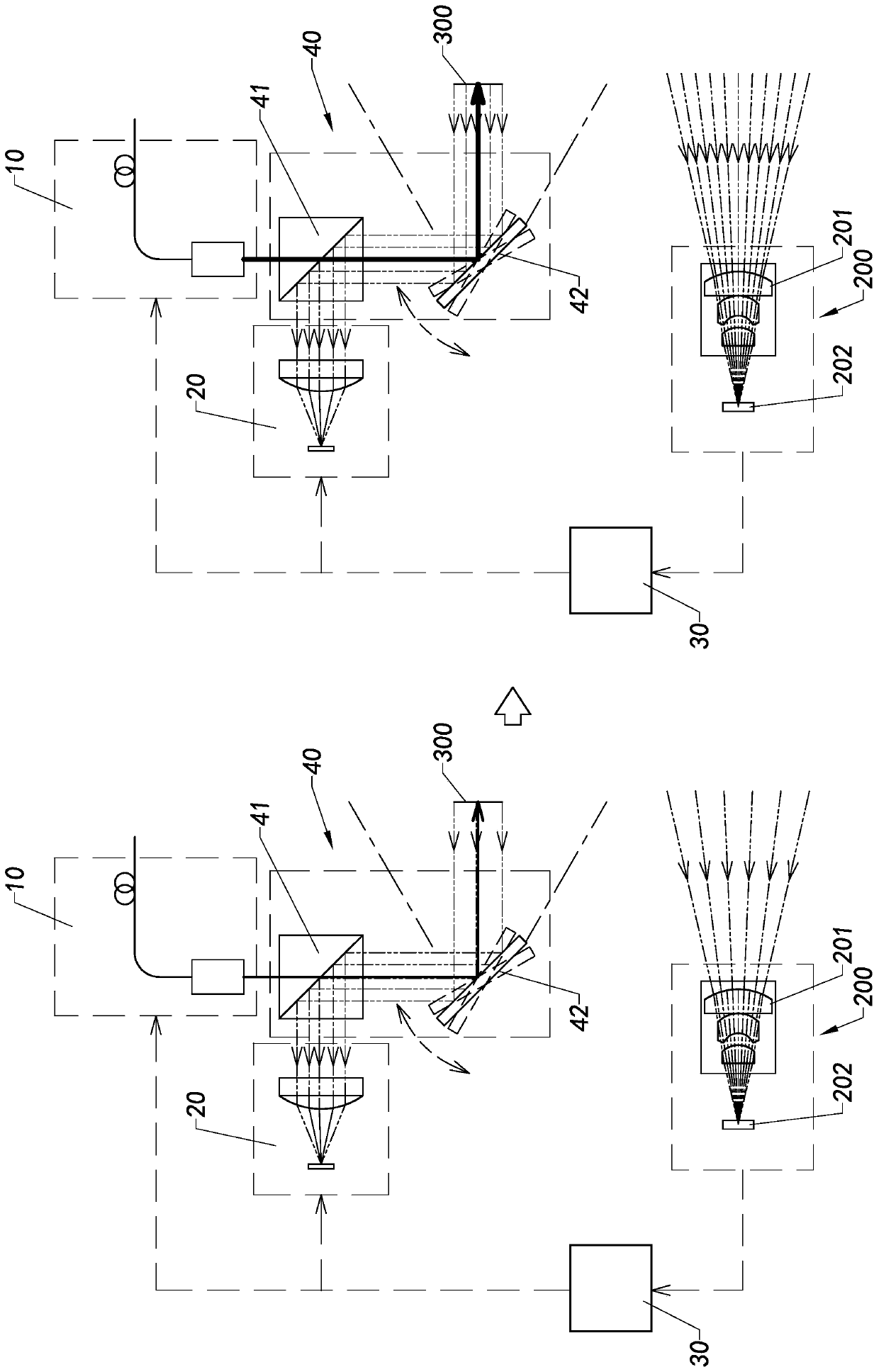 Laser radar, laser radar system for reducing ambient light interference and detection method thereof