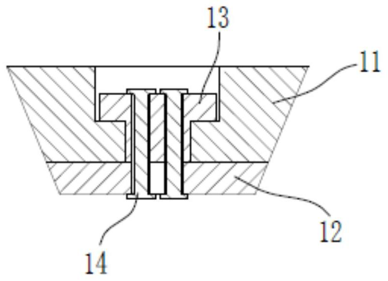 Split wheel-mounted brake discs for rail vehicles