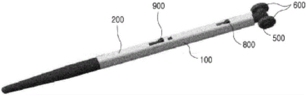 Writing implement for drawing straight underline