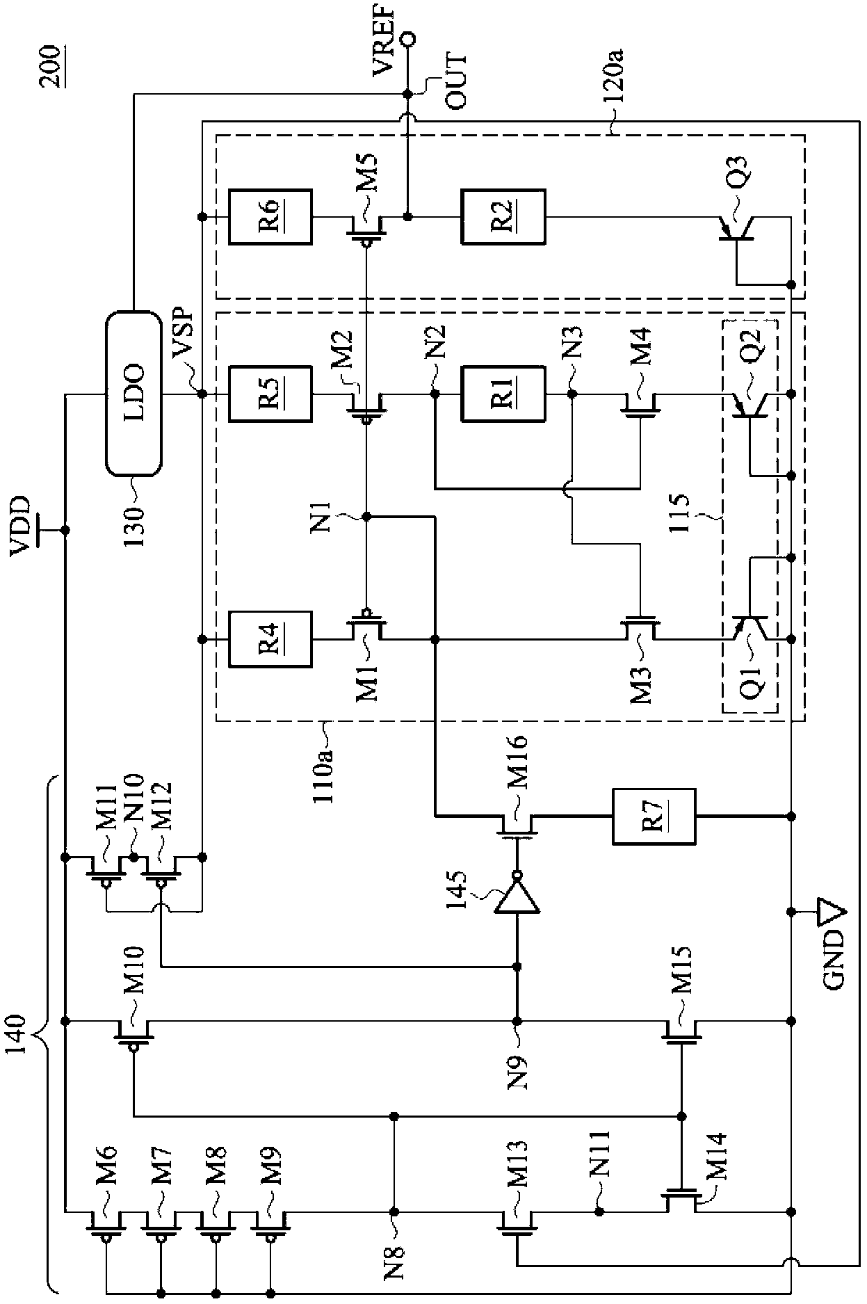 Bandgap circuit