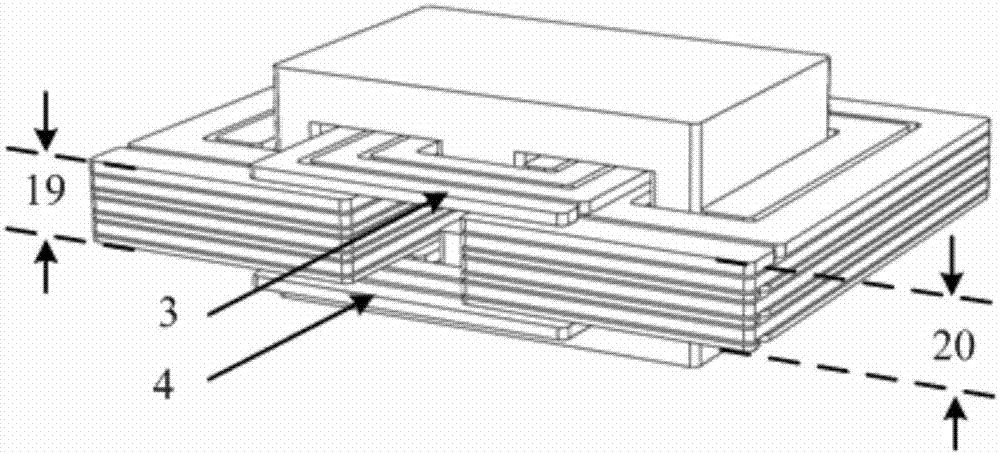 Boost resonant converter passive element integration device