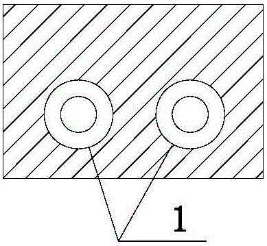 Fiber grating displacement sensor with temperature measuring function for marine engineering