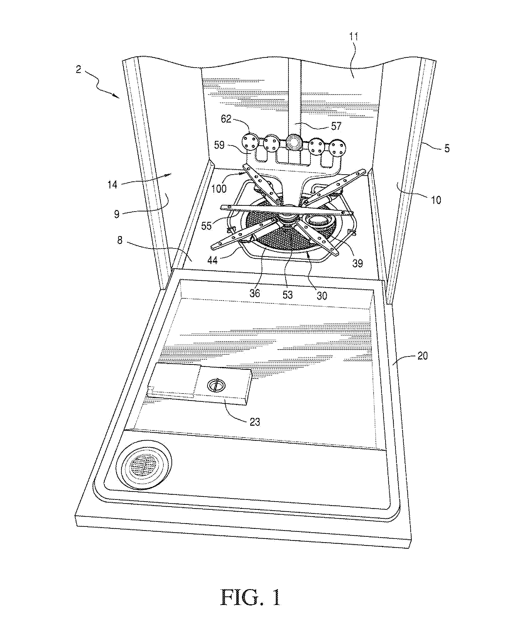 Sequencing spray arm assembly for a dishwasher