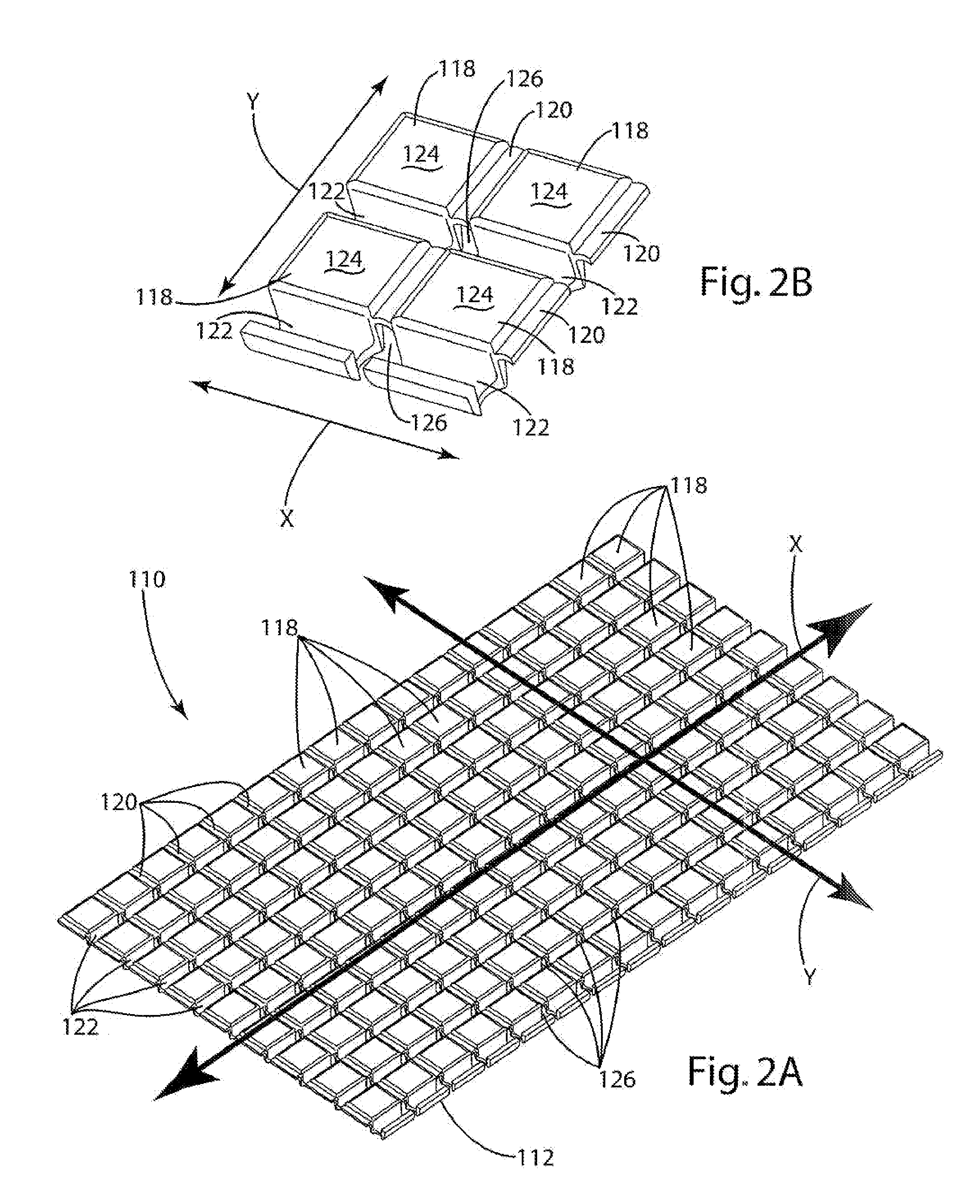 Load bearing surface