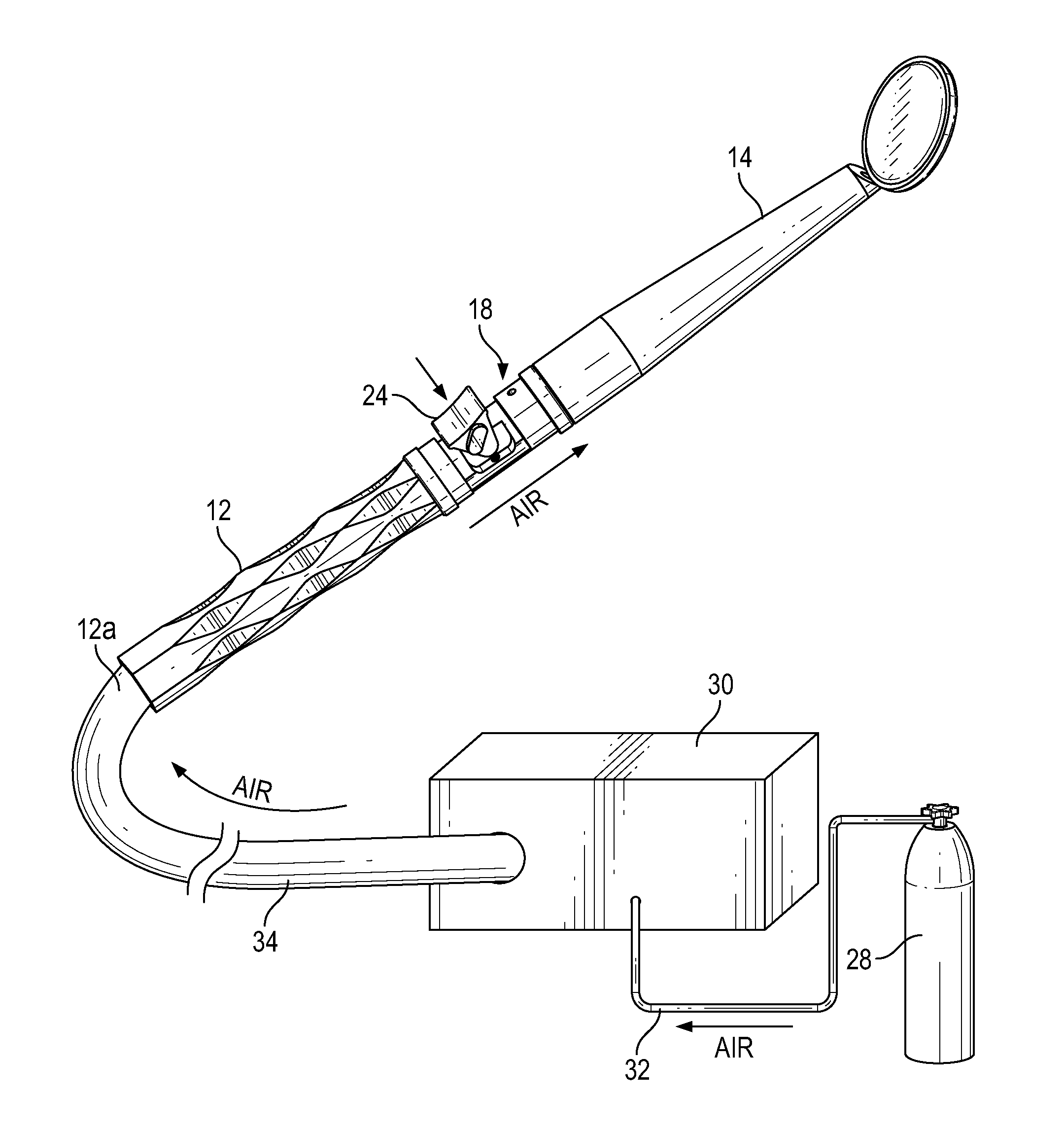 Fog-free dental mirror