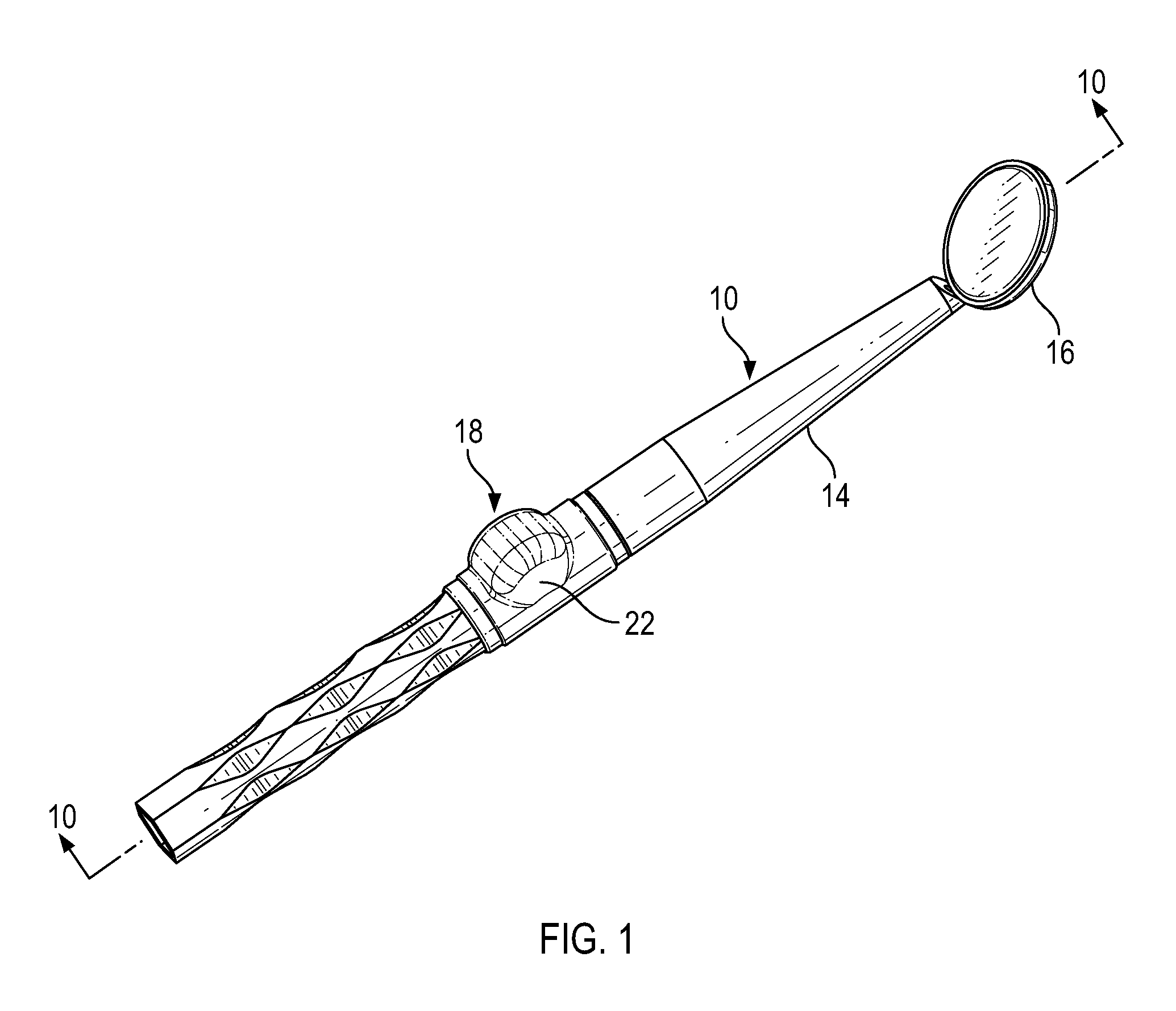 Fog-free dental mirror