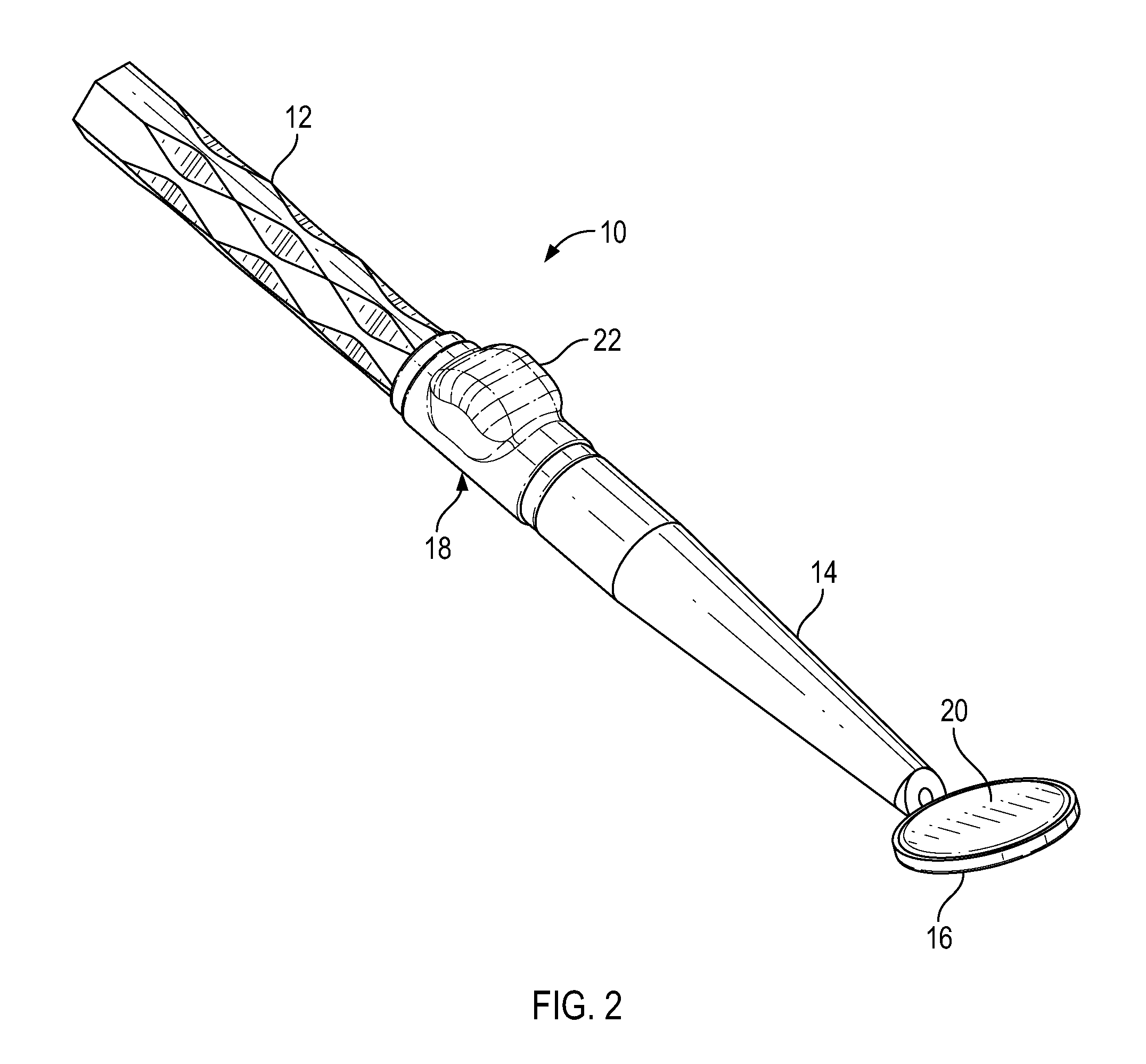 Fog-free dental mirror