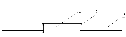 Gluing process used for gluing of metal