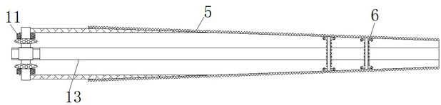 Working method of door control spring