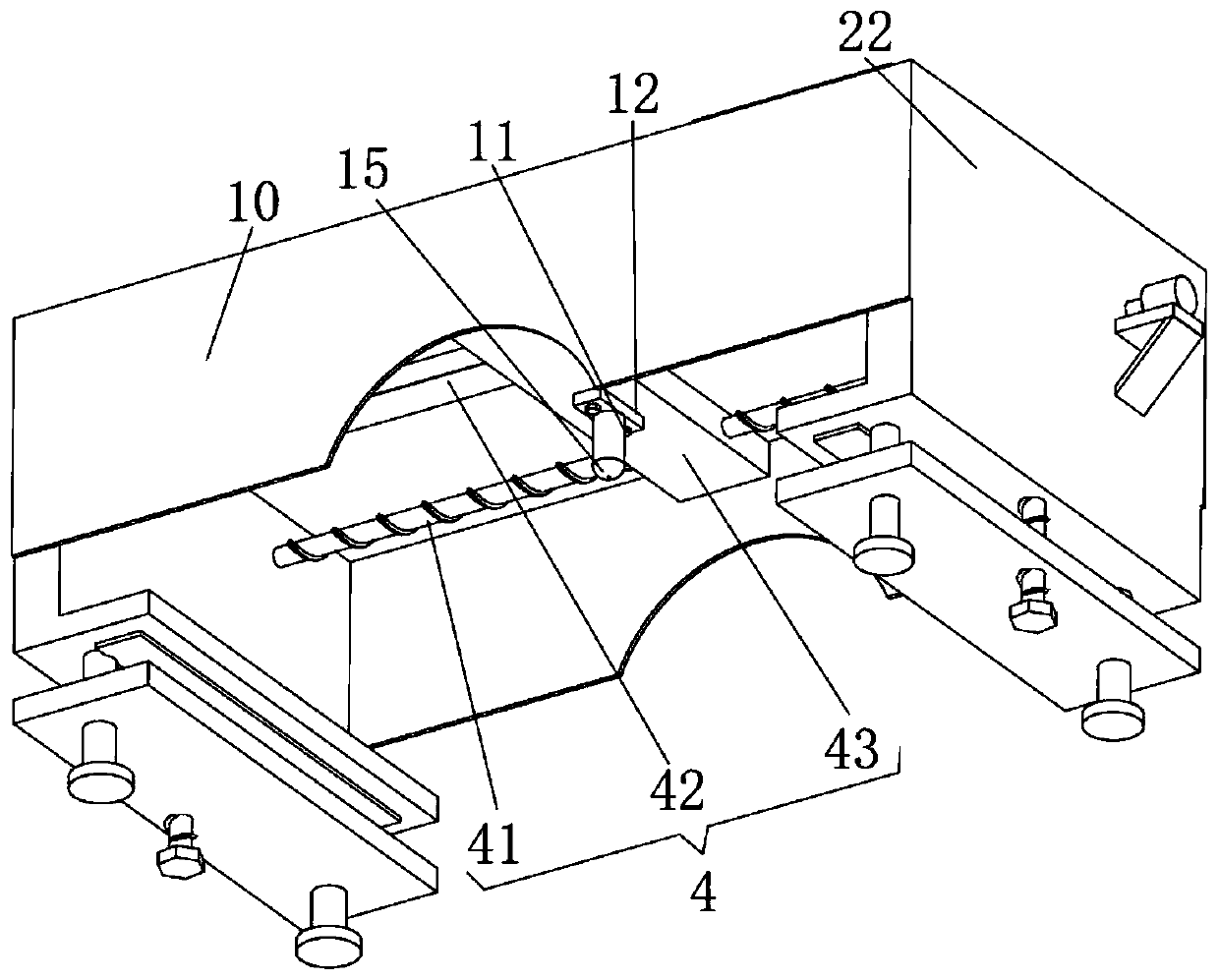 Quantitative spraying device used for anesthesia of throat in anesthesia department