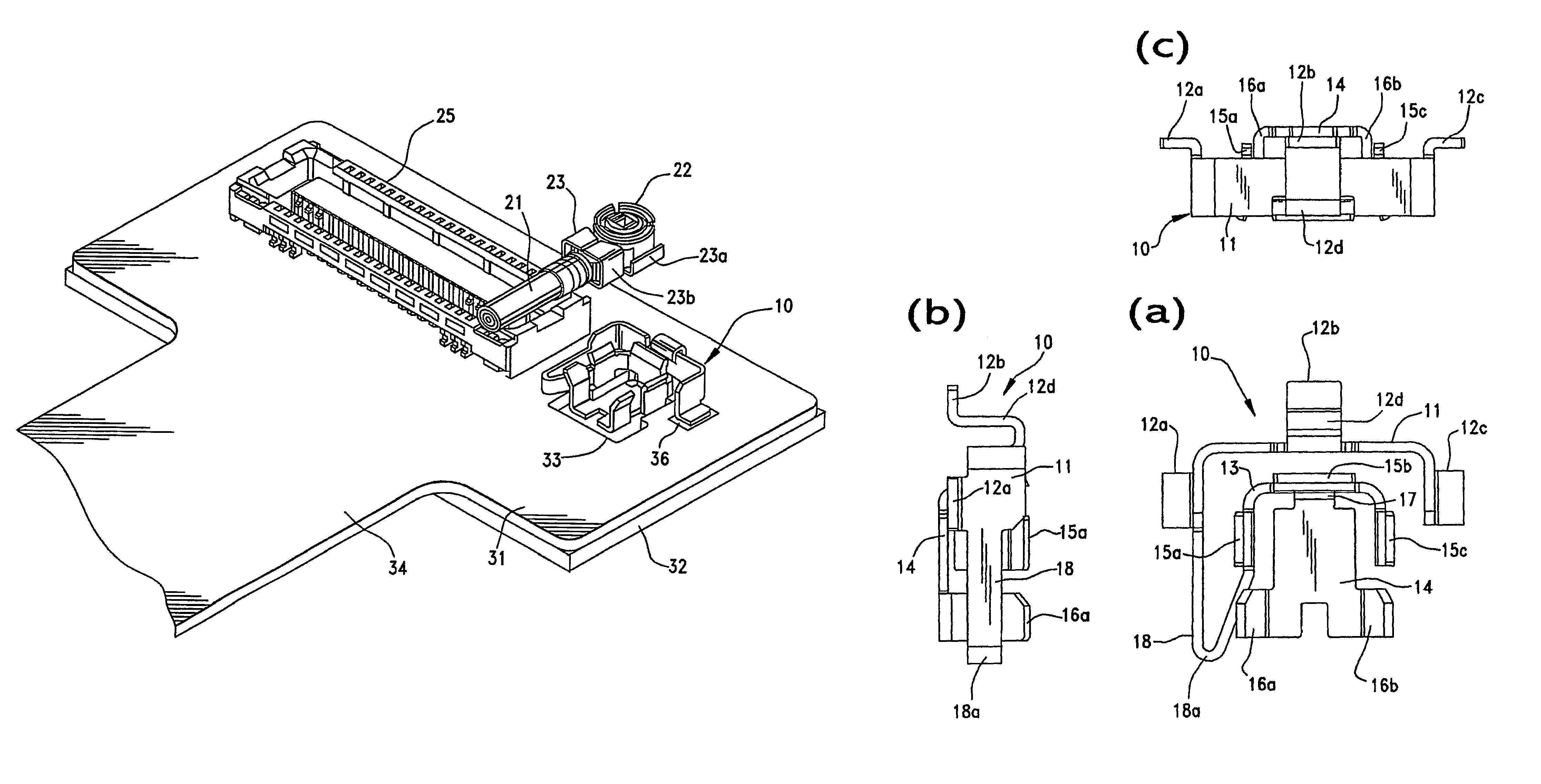 Floating connector holder