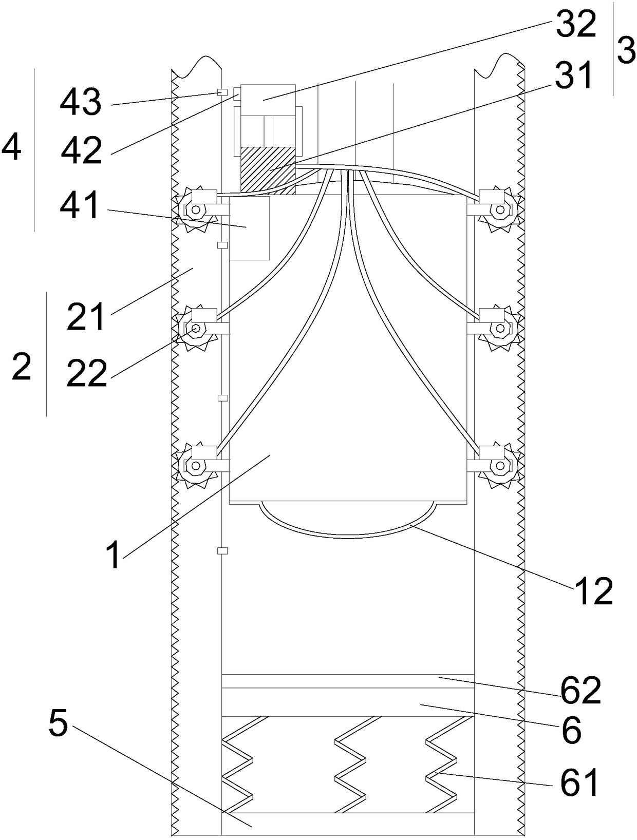 An elevator braking device