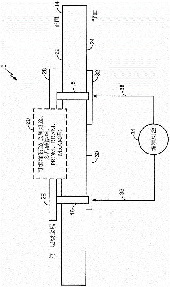 Customized using backside approach IC chip