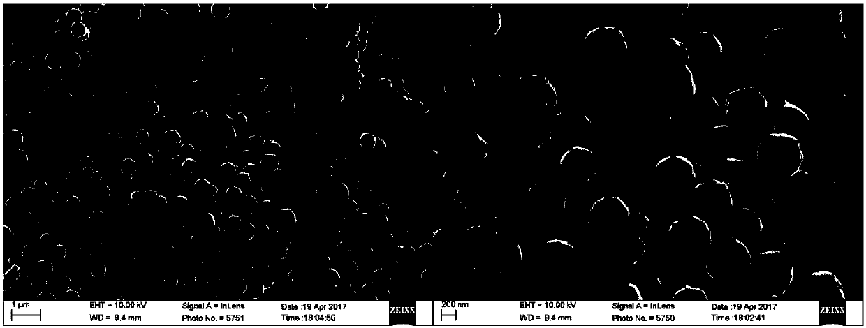 TiO2-coated CoNi nanoparticle of york-shell structure and preparation method of nanoparticle