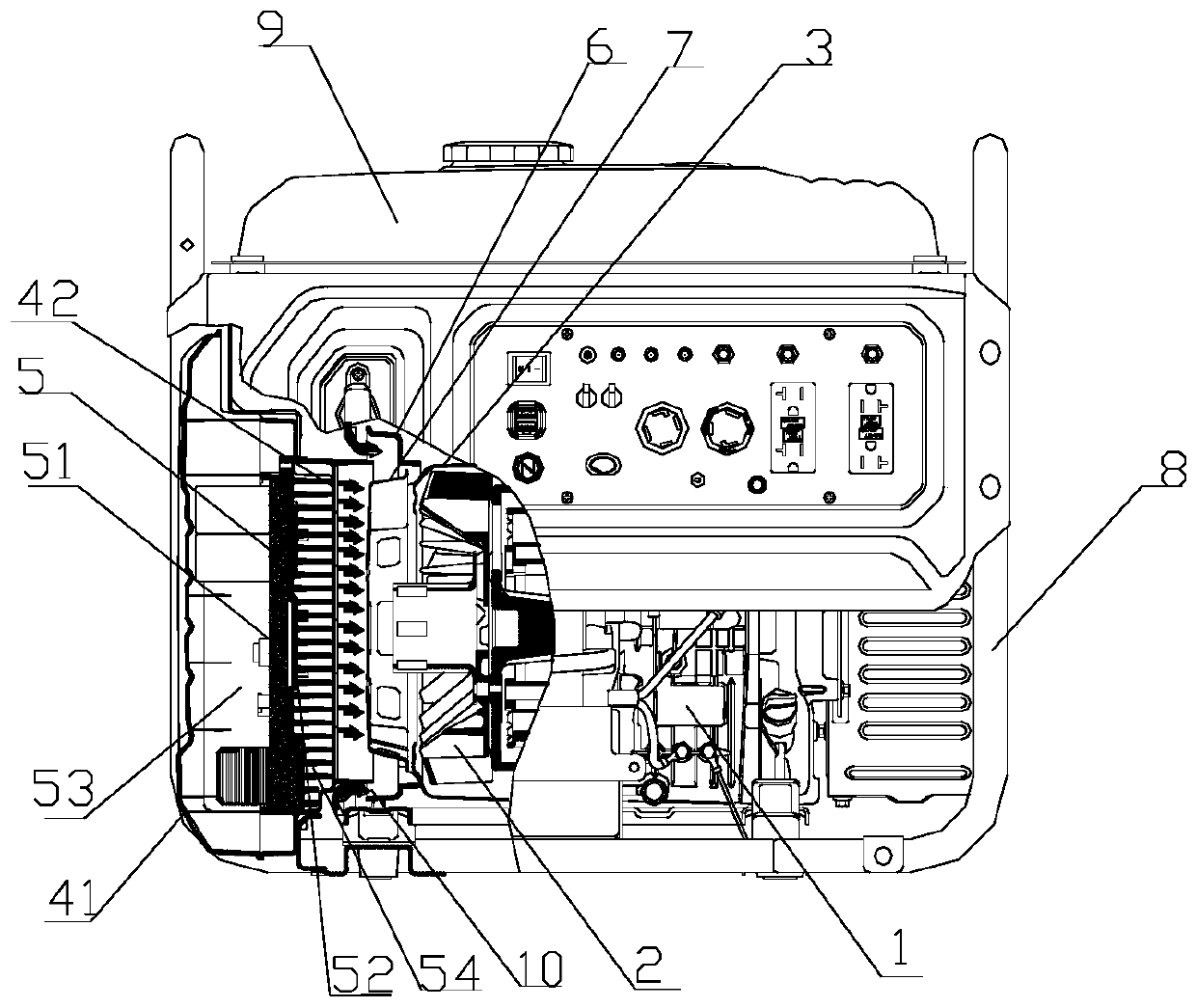 Variable-frequency generator unit