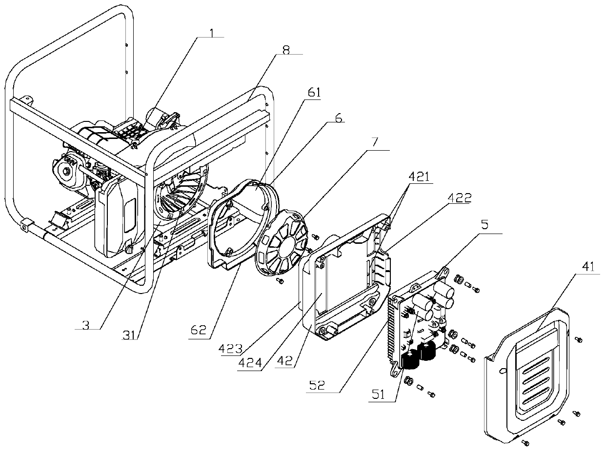 Variable-frequency generator unit