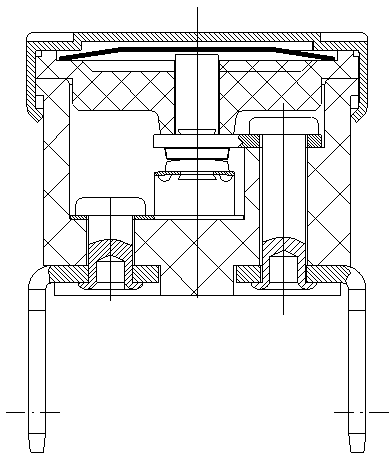 High-power kick type temperature controller and assembly method thereof