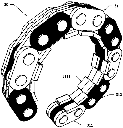 Flexible folding edge, supporting assembly and display device