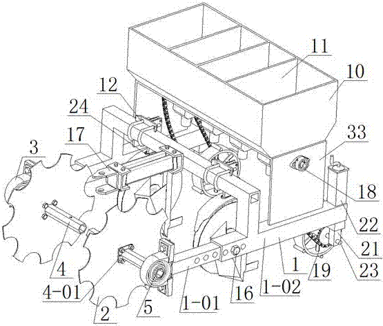 No-tillage seeder matching with micro-tiller