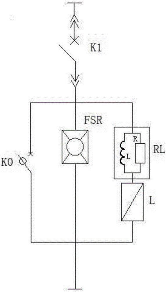 Novel busbar residual voltage holding device