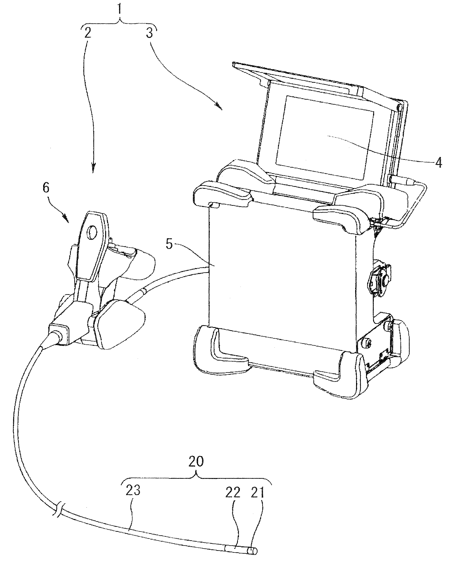 Measuring endoscope apparatus and program