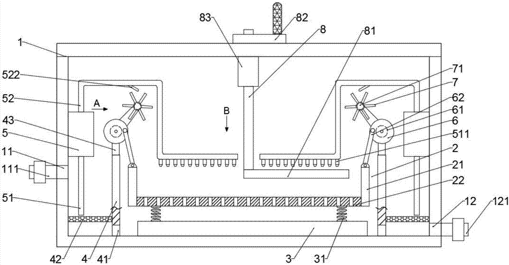 Laboratory sand-stone cleaning device