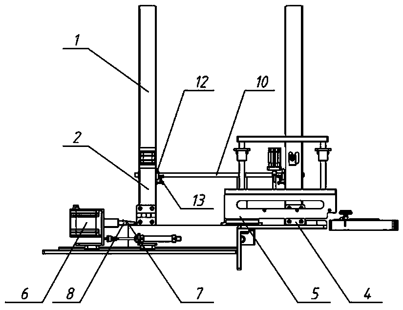 Installation mechanism for handle material guide pipe of fire extinguisher