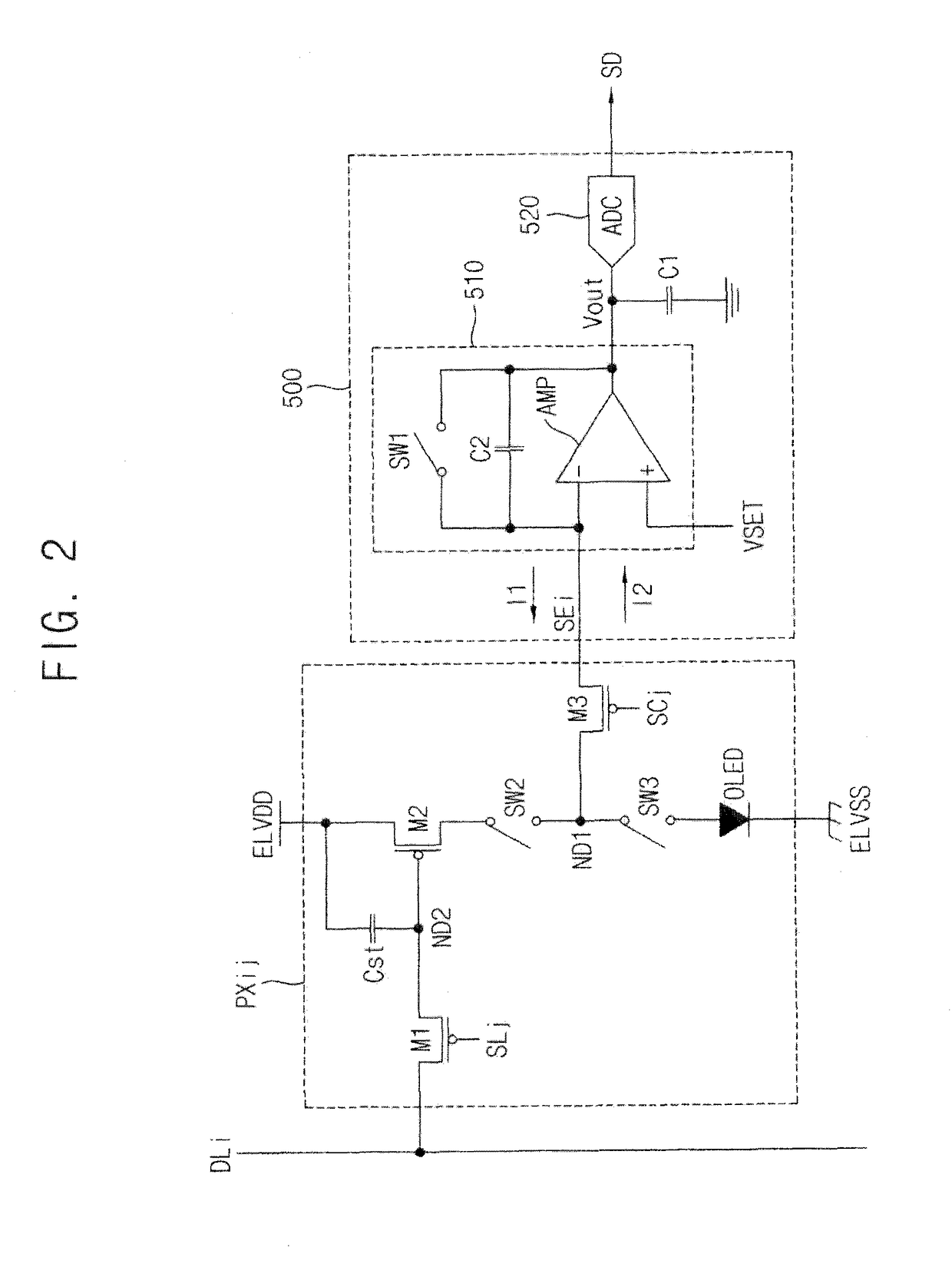 Organic light emitting display device for compensating deterioration of a pixel and method of driving the same