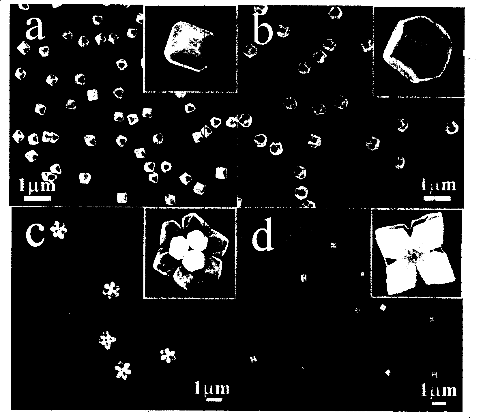 Process for preparing shape controllable cuprous oxide micro/nano crystal by electrochemical deposition