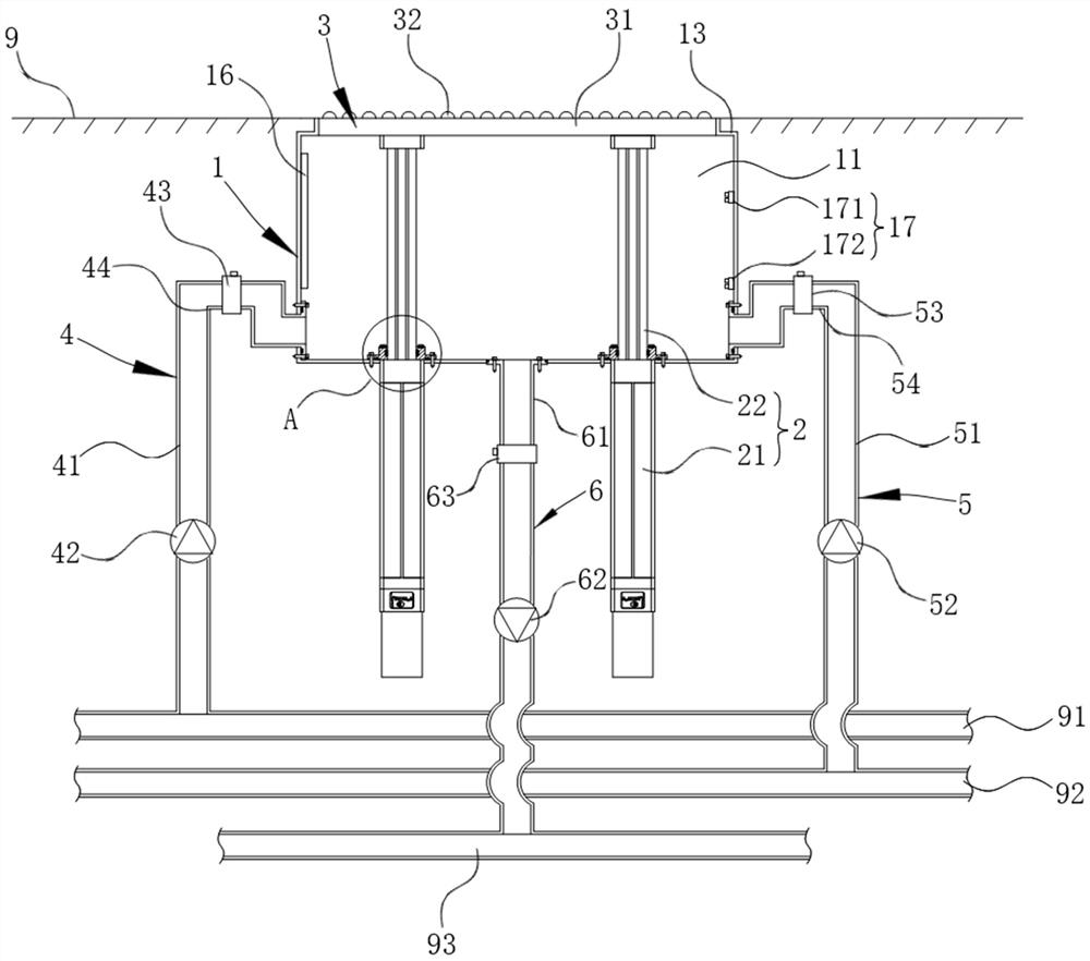 Indoor automatic somatosensory constant-temperature foot bath rehabilitation device