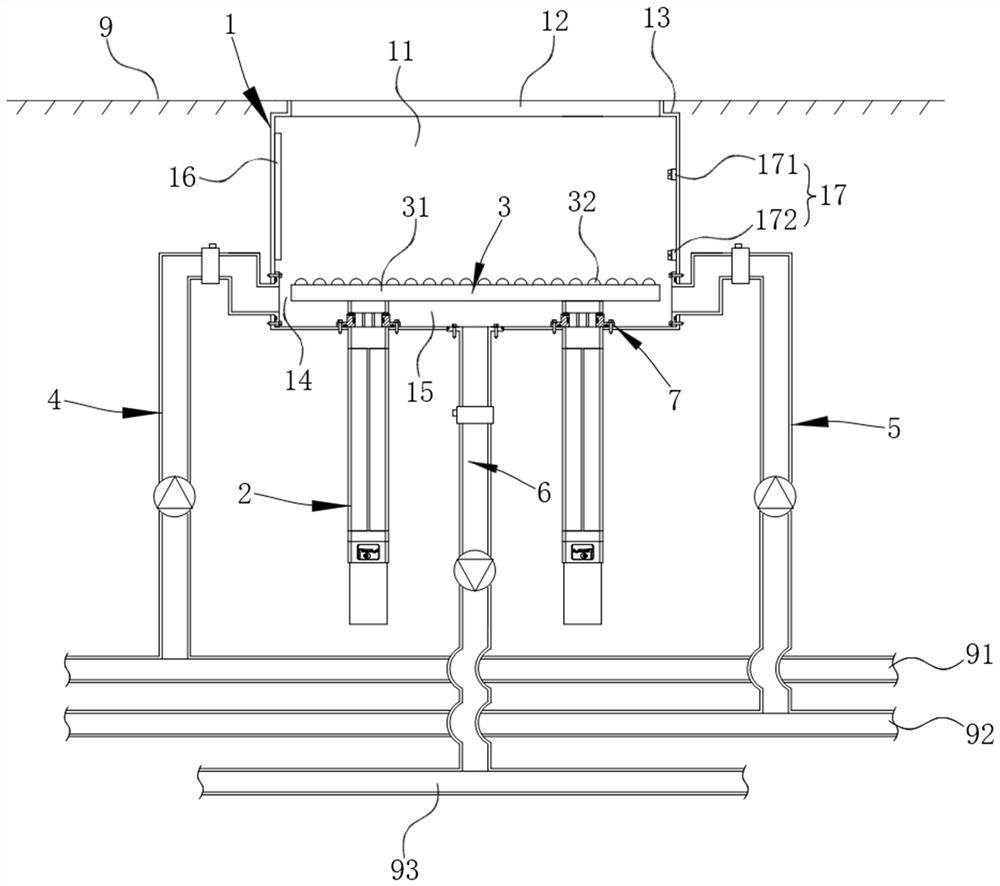 Indoor automatic somatosensory constant-temperature foot bath rehabilitation device