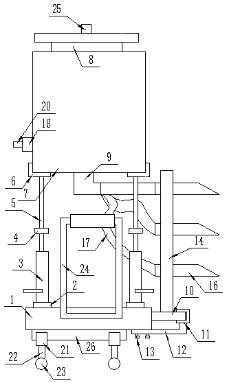 Lifting type loading device