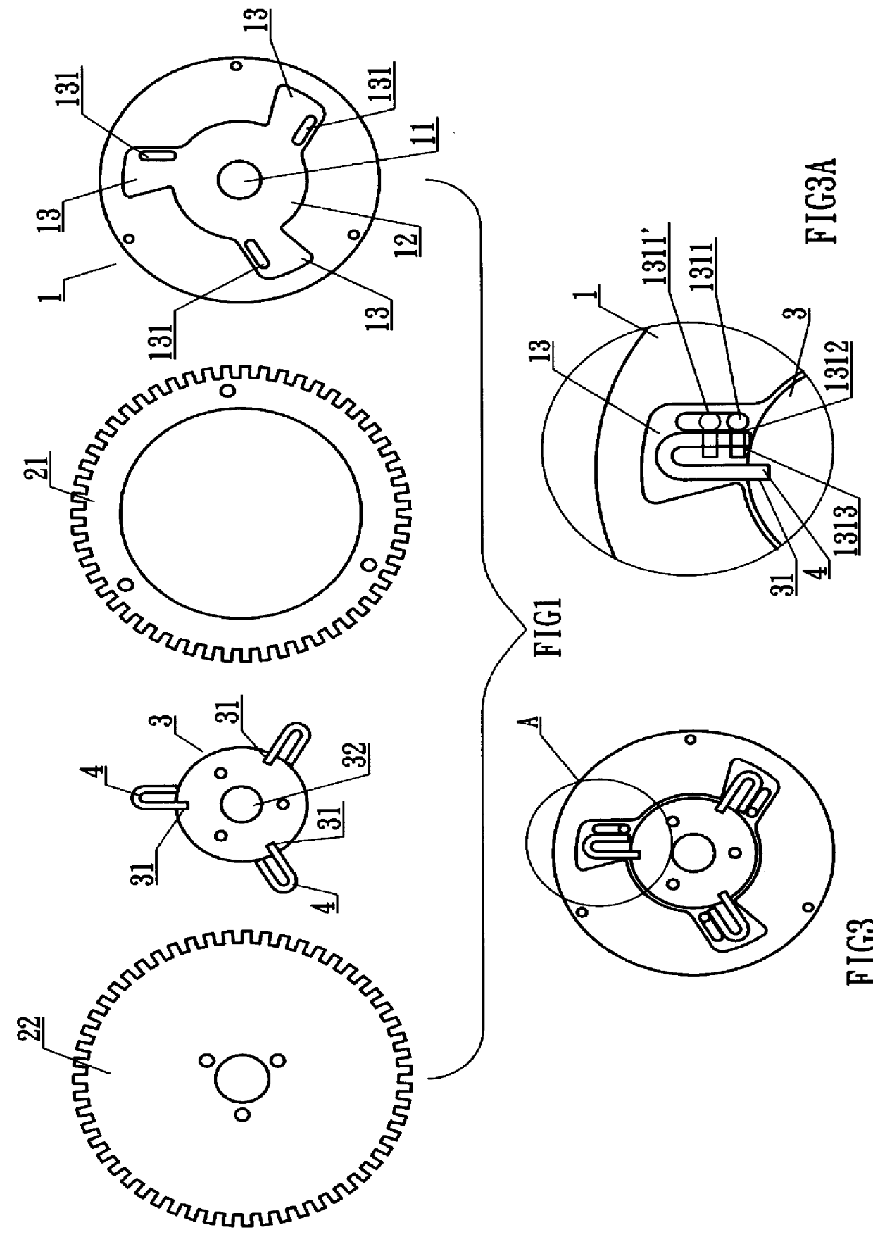 Detecting device capable of measuring speed and torque simultaneously