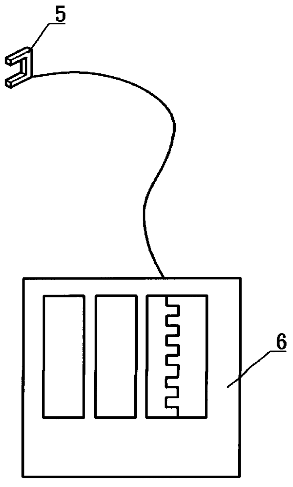 Detecting device capable of measuring speed and torque simultaneously